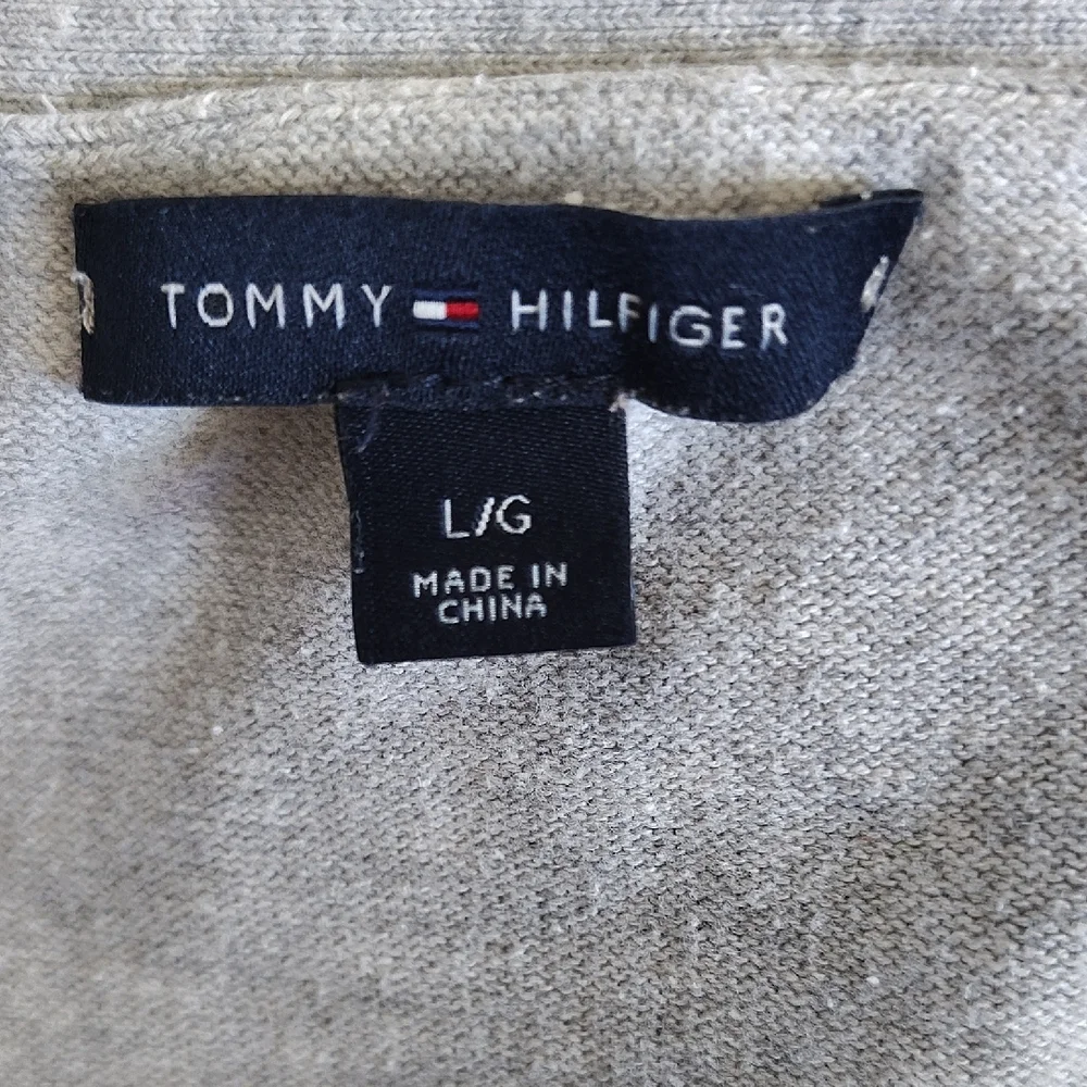 Timmy Hilfiger Classic Cotton V-neck Argyle Sweater Size large